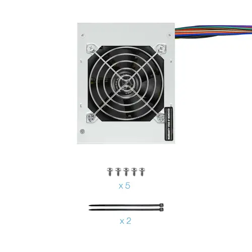 Fonte Ecopower II unidad de fuente de alimentación 500 W 20+4 pin ATX SFX Plata - Imagen 11