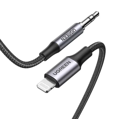 70509 cable de teléfono móvil Plata 1 m 3,5mm Lightning - Imagen 2