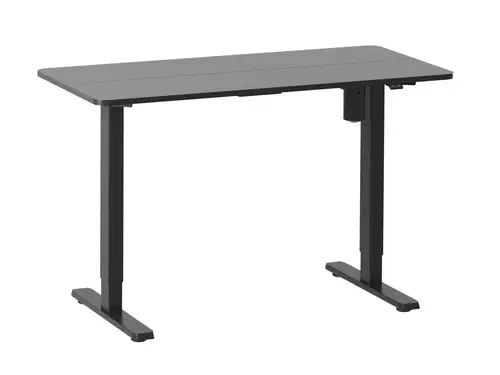 ERGO Bipedestador eléctrico con escritorio, negro - Imagen 1
