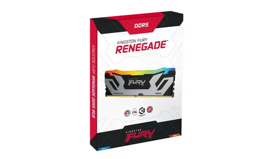 FURY 24GB 8400MT/s DDR5 CL40 CUDIMM Renegade RGB Silver XMP - Imagen 8