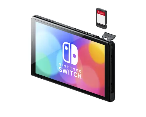 Switch OLED videoconsola portátil 17,8 cm (7") 64 GB Pantalla táctil Wifi Azul, Rojo - Imagen 3