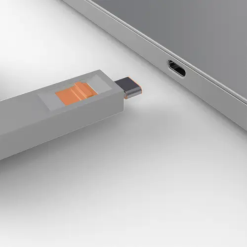 40428 bloqueador de puerto Llave de bloqueador de puerto USB Tipo C Gris, Naranja 4 pieza(s) - Imagen 3