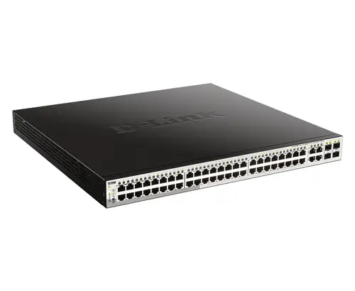 DGS-1210-52MP switch Gestionado L2 Gigabit Ethernet (10/100/1000) 1U Negro - Imagen 2