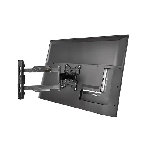 Soporte de Pared para TV de Movimiento Completo - Pantallas VESA de 32"-55" (35kg) - Soporte Universal para Pantalla Plana de Perfil Bajo - Brazo Articulado Resistente Ajustable en Inclinación/Giro - Imagen 3