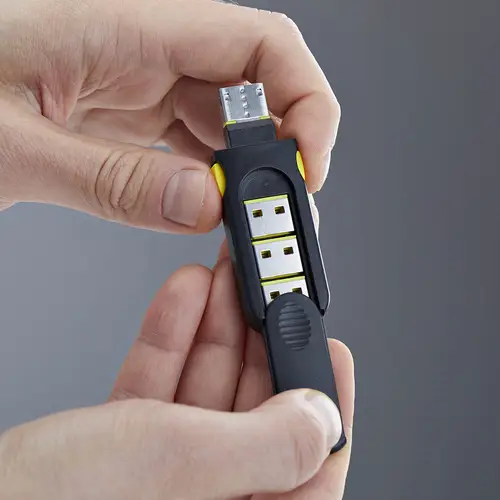 Llave de Bloqueo USB-A - 4 Tapones Antipolvo USB-A con Pestillo - Protectores Guardapolvos de Puerto USB a Presión - Reutilizables - Imagen 3