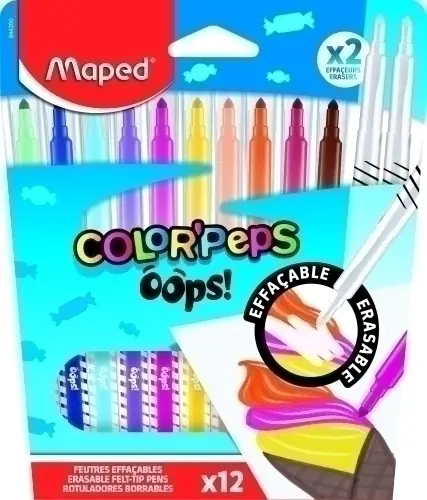 ROTUL. MAPED COLOR PEPS BORRABLE E.12