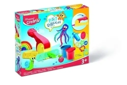 MAPED CREATIVE PLAST.PAT DOUGH 4 BOTES