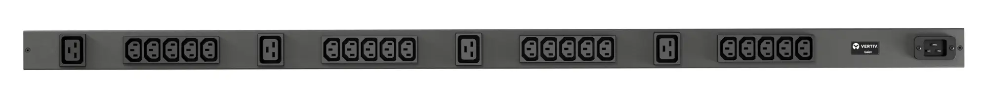 Geist rPDU, basic, 0U, input C20 230V 16A, outputs (20)C13 | (4)C19 unidad de distribución de energía (PDU) 24 salidas AC Negro