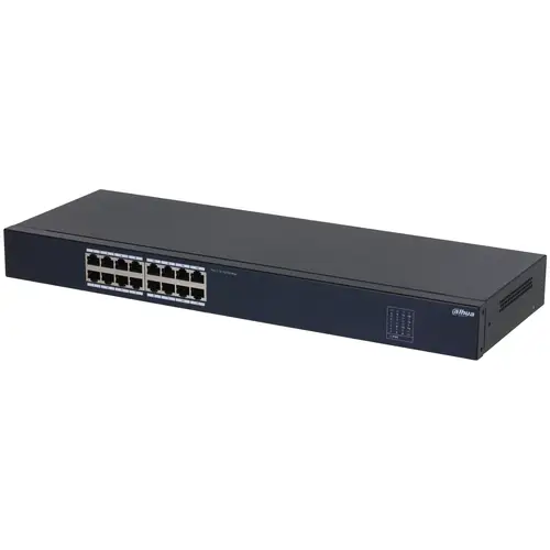 SF1016 No administrado L2 Fast Ethernet (10/100) Negro - Imagen 1