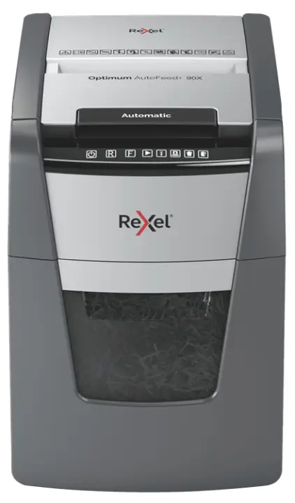 AutoFeed+ 90X triturador de papel Corte cruzado 55 dB Negro, Gris