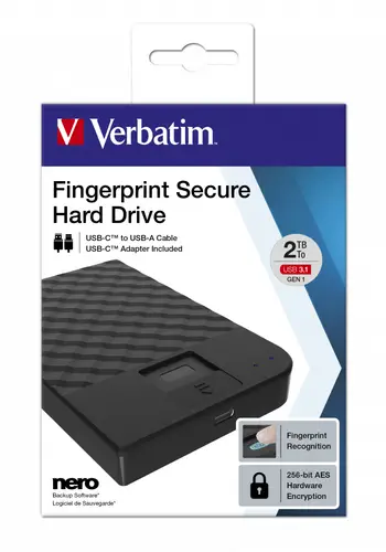 Disco duro portátil Fingerprint Secure de 2 TB - Imagen 3