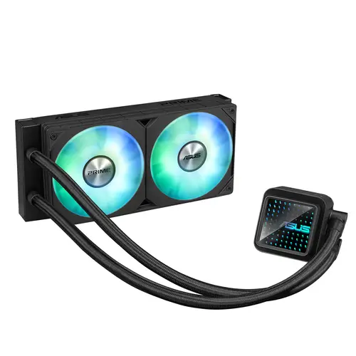 Prime LC 240 ARGB Carcasa del ordenador Sistema de refrigeración líquida todo en uno 12 cm Negro - Imagen 1