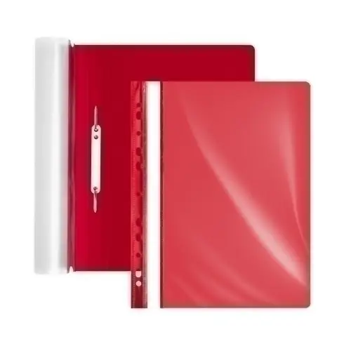 DOSSIER CLIP FOROFIS PVC A4 ROJO - Pack de 12 unidades