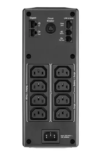 BR1600MI sistema de alimentación ininterrumpida (UPS) Línea interactiva 1,6 kVA 960 W 8 salidas AC - Imagen 2