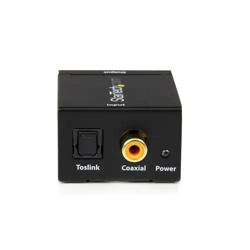 Adaptador Conversor de Audio Digital Coaxial SPDIF o Toslink Óptico a RCA Estéreo Analógico - Imagen 2