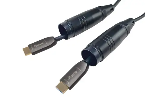 119423 Cable blindado óptico activo HDMI 2.1, 100 m, 8K/60 Hz, 4K/120 Hz, 48 Gbps - Imagen 6