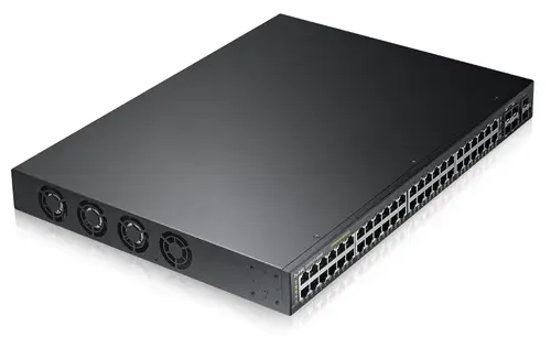 GS1920-48HP Gestionado L2 Gigabit Ethernet (10/100/1000) Energía sobre Ethernet (PoE) 1U Negro - Imagen 2