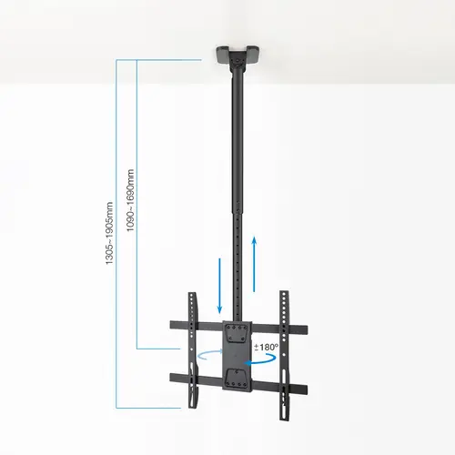 Soporte de Techo para Pantallas 32"-75", Negro - Imagen 4