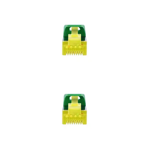 Cable de red latiguillo RJ45 LSZH Cat.6A SFTP AWG26, Verde, 1.0 m - Imagen 3