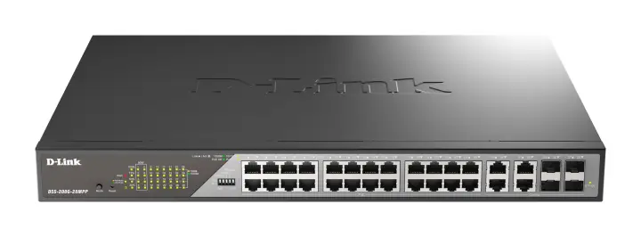 DSS-200G-28MP switch Gestionado L2 Gigabit Ethernet (10/100/1000) Energía sobre Ethernet (PoE) 1U Gris