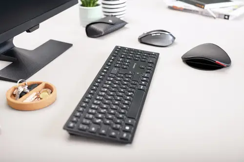 KW 9100 SLIM teclado Universal RF Wireless + Bluetooth QWERTY Español Negro - Imagen 11