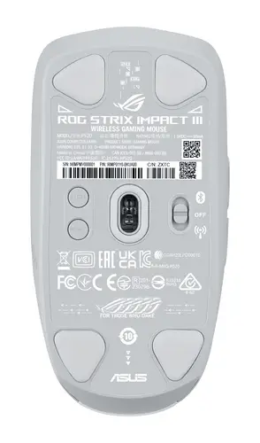 ROG Strix Impact III Wireless ratón Juego Ambidextro RF Wireless + Bluetooth Óptico 36000 DPI - Imagen 2