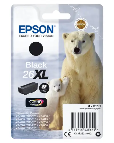 Cartucho 26XL negro - Imagen 1