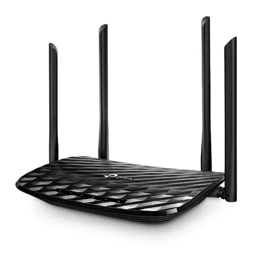 Archer C6 router inalámbrico Gigabit Ethernet Doble banda (2,4 GHz / 5 GHz) Negro - Imagen 1