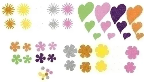 GOMA EVA FIXO ADHES. PURP. FLORES Y CORA
