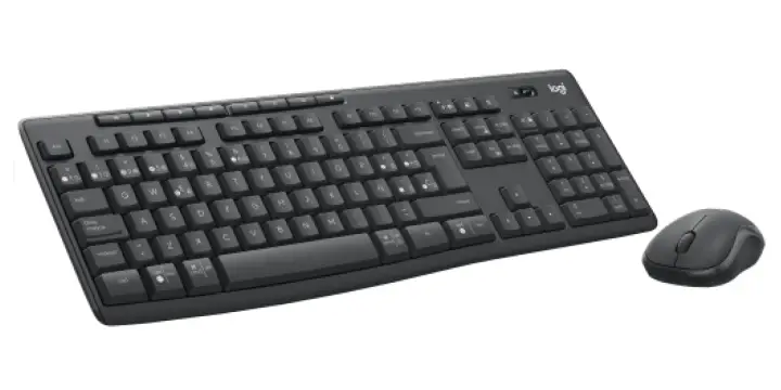 920-012071 teclado Ratón incluido Oficina RF Wireless + Bluetooth QWERTY Español Grafito