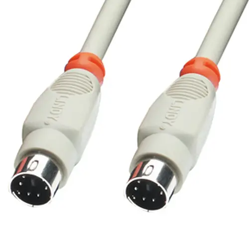 PS/2 1.0m cable ps/2 1 m Gris - Imagen 1