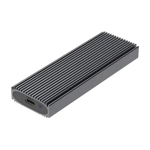 Caja Externa M.2 (NGFF) ASM2-023GR NVMe A USB3.2 Gen2, Gris - Imagen 1