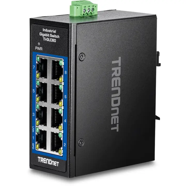 TI-GLC80 switch No administrado Gigabit Ethernet (10/100/1000) Negro