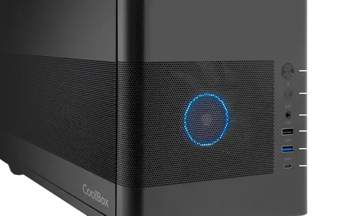 CAJA MATX MP2 NEGRA USB-C 3.2 GEN1 VENTILADOR 120 PWM FULL METAL S/FTE - Imagen 6