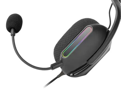 HEADSET MARS GAMING MHPRO ARGB JACK 3.5mm ALIMENTACION USB CONTROL VOLUMEN COLOR NEGRO - Imagen 4
