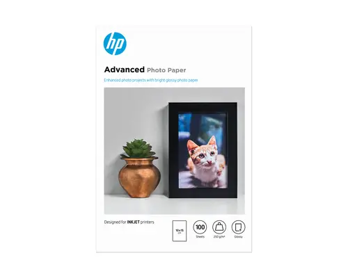 Papel fotográfico con brillo Advanced - 100 hojas/10 x 15 cm sin bordes - Imagen 1