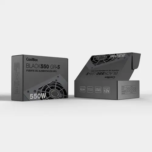 FUENTE DE ALIMENTACION SFX BLACK550 GR-S 550W NEGRA - Imagen 3