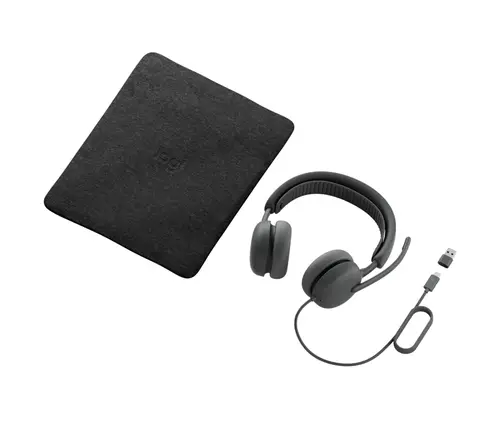 Zone Wired 2: auriculares con cancelación de ruido y tecnología híbrida adaptativa ANC, USB-C con adaptador USB-A, Grafito - Imagen 6