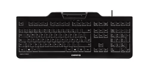 KC 1000 SC teclado USB QWERTY Español Negro - Imagen 1