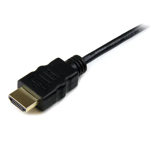 Cable de 1m Micro HDMI a HDMI con Ethernet - Vídeo de 4K a 30Hz - Cable Adaptador Conversor Micro HDMI Tipo D de alta velocidad a HDMI 1.4 - HDMI UHD - Macho a Macho - Imagen 2