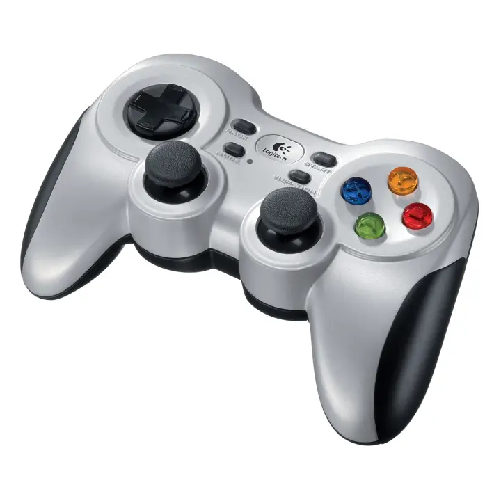 940-000142 mando y volante Negro, Plata RF Gamepad Analógico/Digital PC