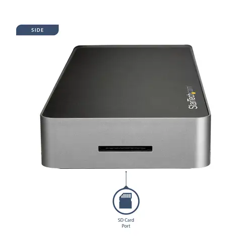 Dock USB C para 2 Monitores 4K 30Hz con HDMI y DisplayPort - Entrega de Potencia 60W - SD - Hub 4x Puertos USB-A 3.0 - Gb Ethernet - Audio - Compatible con Thunderbolt 3 - Imagen 4