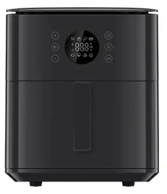 Air Fryer 6.5L Sencillo 6,5 L 1700 W Freidora de aire caliente Negro