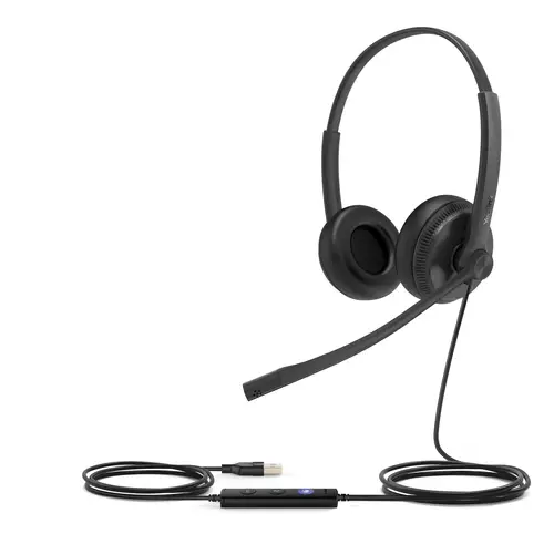 UH34 Dual Teams Auriculares Alámbrico Diadema Oficina/Centro de llamadas USB tipo A Negro - Imagen 3
