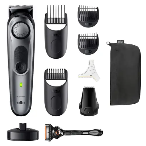 BeardTrimmer 7 BT7420 depiladora para la barba Batería 40 2 cm Plata - Imagen 2