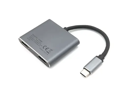Adaptador USB-C 4 en 1 Dual HDMI, USB 3.0, 100W USB PD - Imagen 4