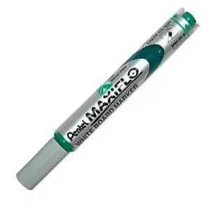 PENTEL MAXIFLO MWL-5S MARCADOR PIZARRA-BLANCA VERDE -12U-
