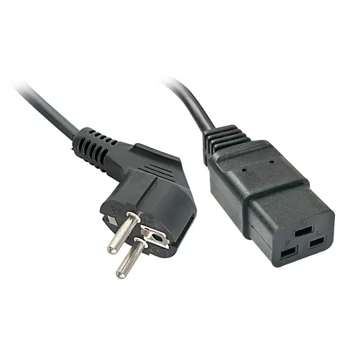 Stromversorgung Negro 2 m CEE7/4 IEC C19 - Imagen 1
