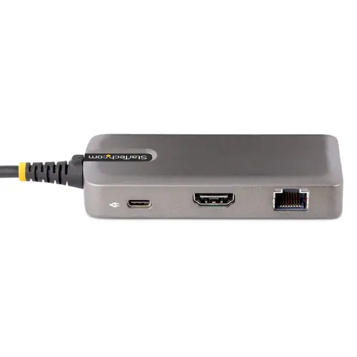 Adaptador Multipuertos USB-C - Docking Station USB Tipo C HDMI 4K60 - Hub Ladrón USB 3.0 de 2 Puertos - Entrega de Alimentación PD 100W - GbE - ChromeOS/Win/Mac - Imagen 4