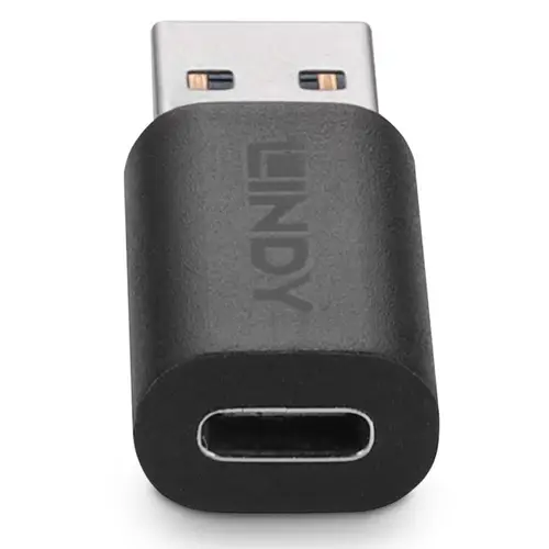 41904 cambiador de género para cable USB 3.2 Type A USB 3.2 Type C Negro - Imagen 3